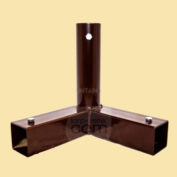 Eckstück Ø55mm x 54mm x54mm (unten)