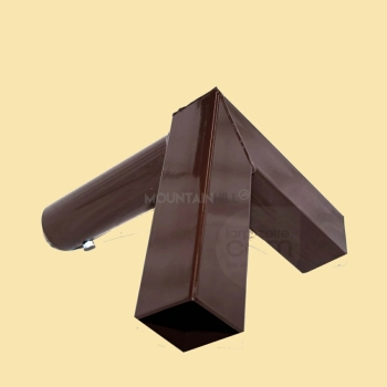 Preview: Eckstück Ø55mm x 54mm x54mm (unten)