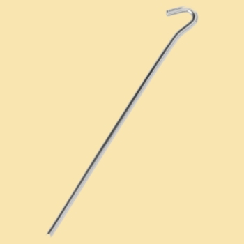 Erdnagel Hering  aus Stahl -  rund, ca. 30 cm