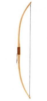 Preview: Marksman Bow 58 Zoll Farbe hell, mit Ledergriff