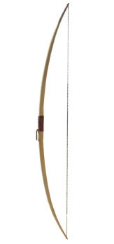 Preview: Marksman Bow 70 Zoll Farbe hell, mit Ledergriff