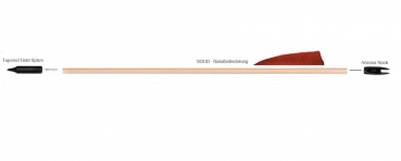 Fertigpfeil - Fichte SOLID 5/16 3er Set