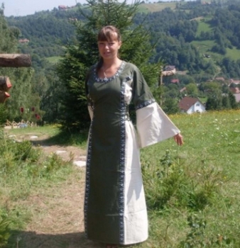 Mittelalter Baumwollkleid "Angie"