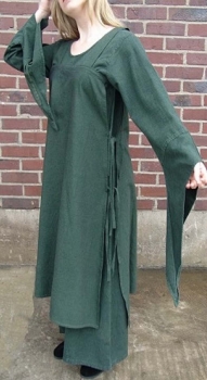 Preview: Überkleid - Unterkleid -Kleid "Marian" - Grün