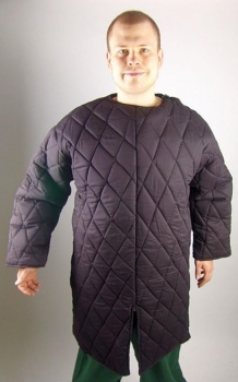 Preview: Klassischer Gambeson "Nils"  -  schwarz