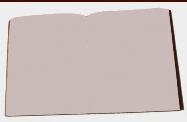 Preview: Großes Lederbuch mit Pentagramm