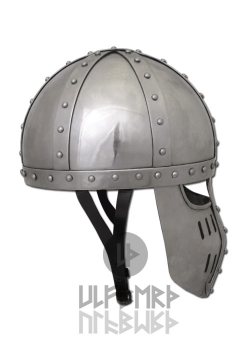 Spangenhelm mit Gesichtsplatte L