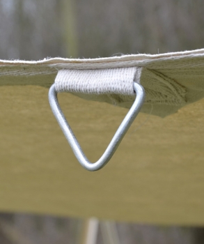 Preview: Sonnensegel - Lagerplane dreieckige Ringe, in 7 Größen