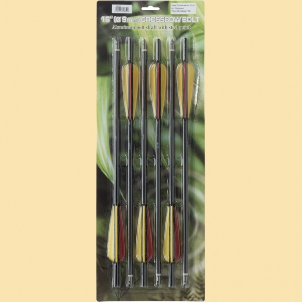 Ersatzpfeile für Armbrustgewehr - 6er Set