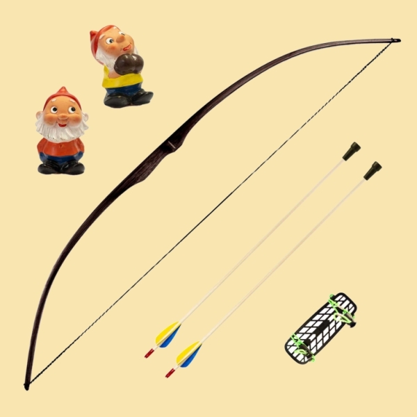 Kinderbogenset - Gartenzwerg schießen