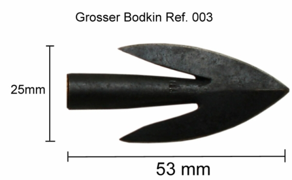 Mittelalterliche Pfeilspitze Grosser Bodkin