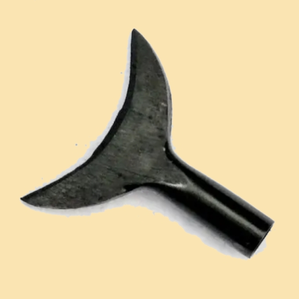 Pfeilspitze halbmondförmig