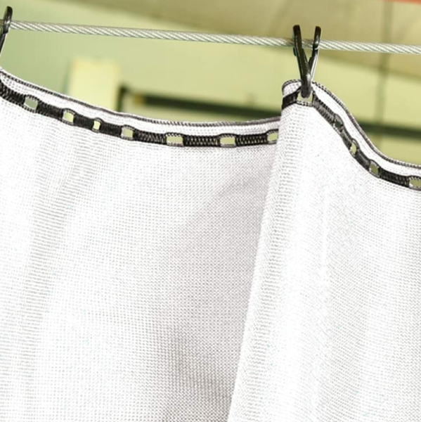 Pfeilfangnetz weiß - 2,70 Meter hoch - je Meter