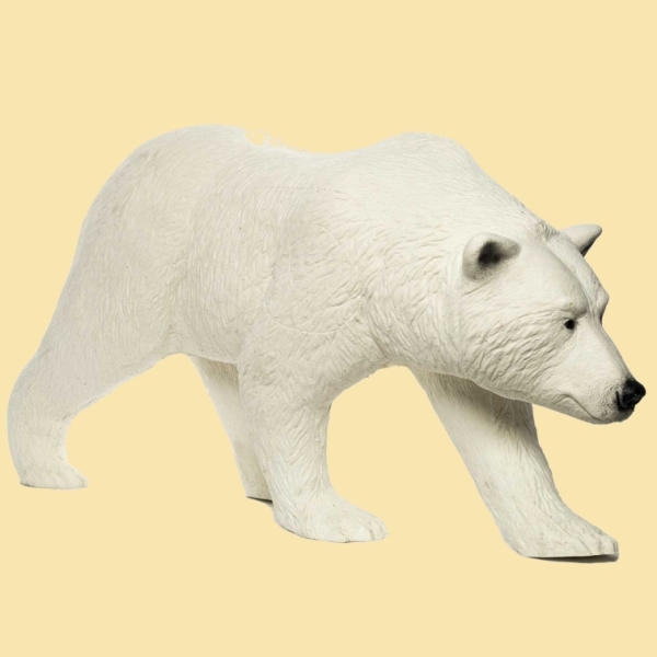 IBB 3D Tier großer Eisbär laufend