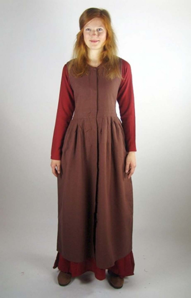 Mittelalter Bauernkleid "Arlette" - braun