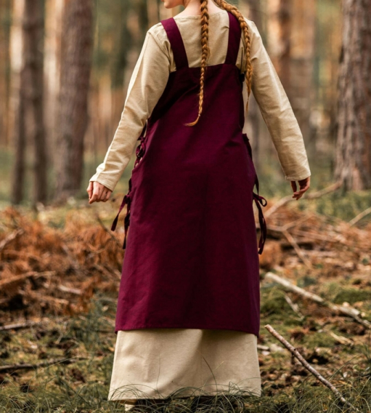 Überkleid "Hildegard"  - rot