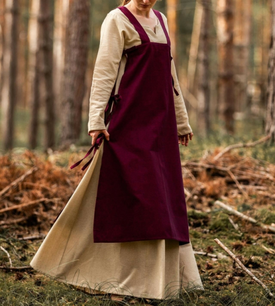 Überkleid "Hildegard"  - rot