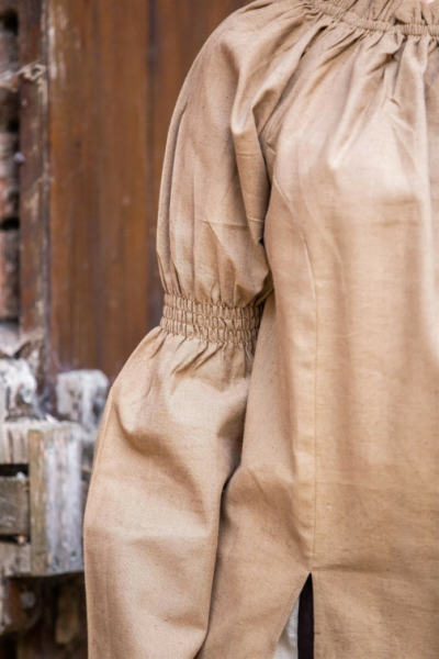 Klassische Mittelalterbluse "Emma" -braun