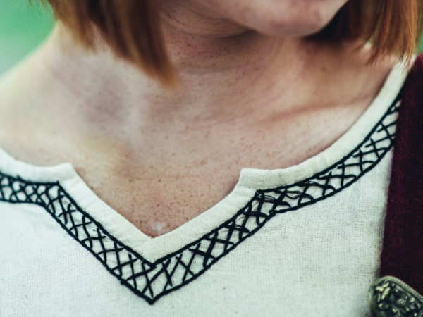 Wikingerkleid "Brigida" - natur