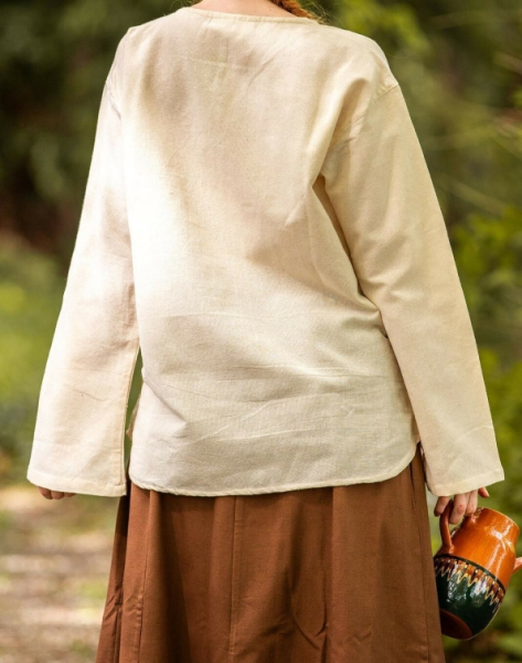 Mittelalter Bluse "Tilda"   - natur