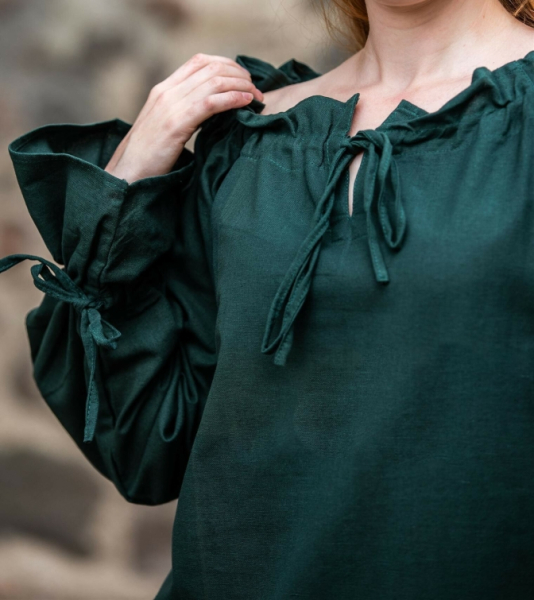 Mittelalterbluse "Morgan" - grün