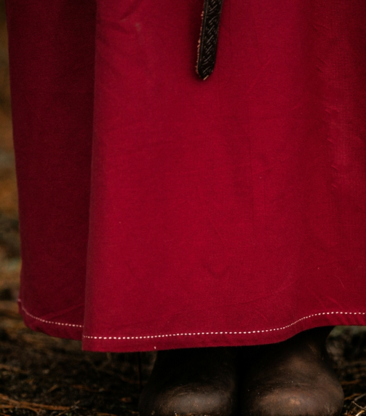 Wikinger Unterkleid Helga -  rot