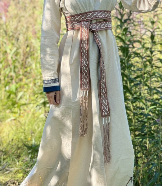 Wikinger Gürtel "Elina" -  braun