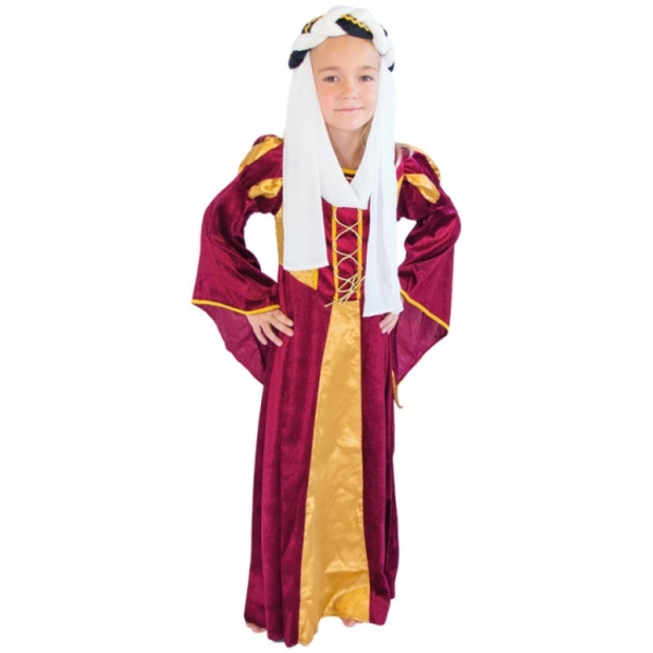 Kleid Prinzessin Helena  - bordeaux