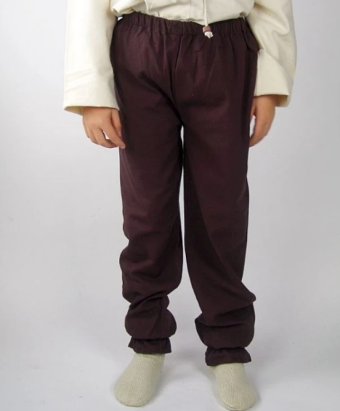 Baumwoll-Kinderhose  -  braun