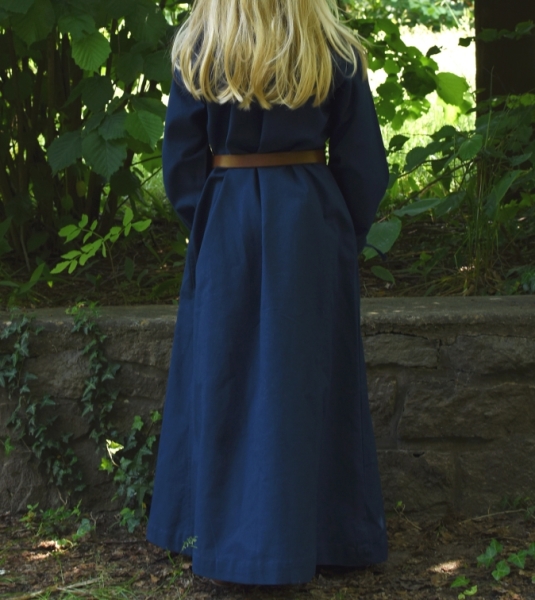 Kinder Mittelalterkleid Ana - blau