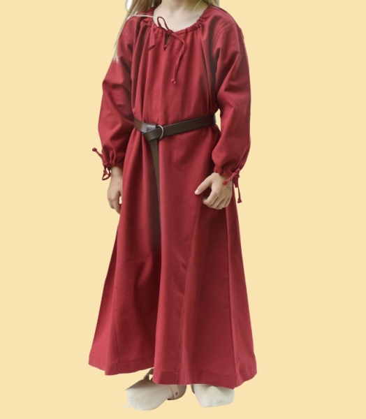 Kinder Mittelalterkleid Ana - rot