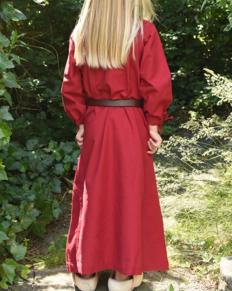 Kinder Mittelalterkleid Ana - rot