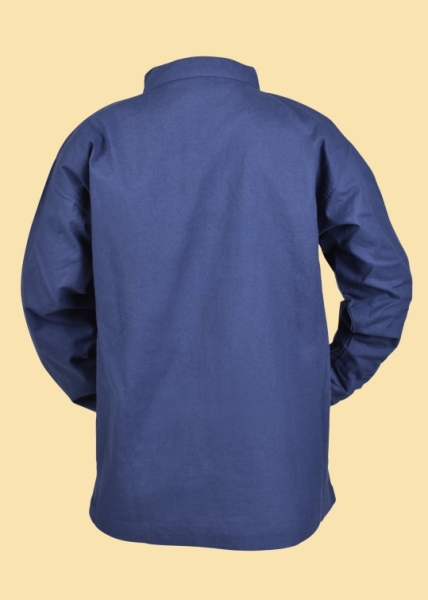Kinder Mittelalter-Hemd Colin - blau