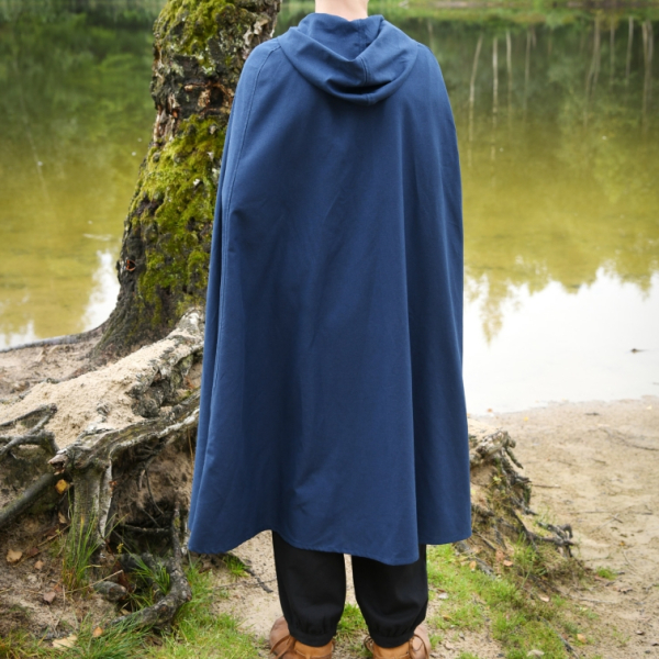 Kinder Mittelalter Umhang Paul -  blau