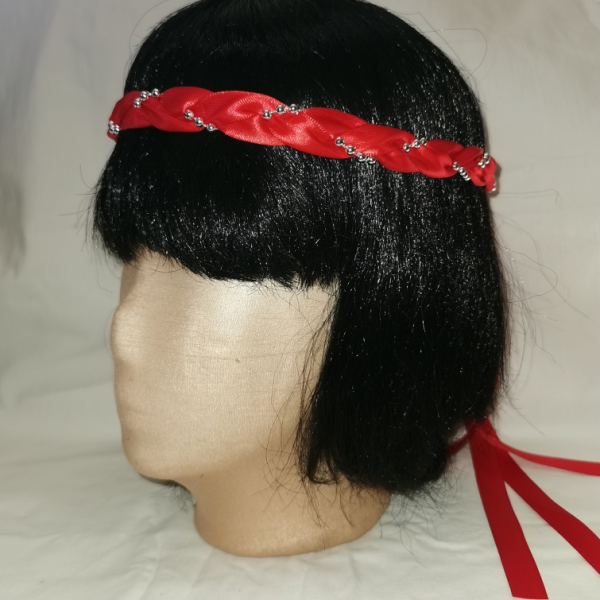 Jungfernband rot – Silber