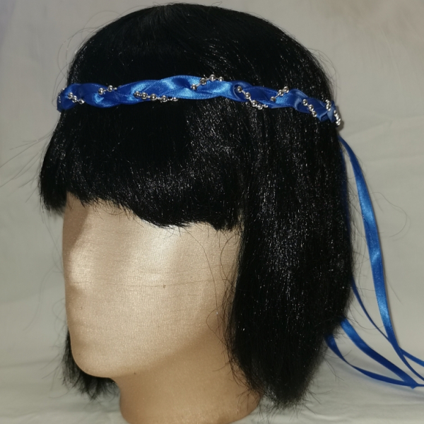 Jungfernband königsblau – Silber