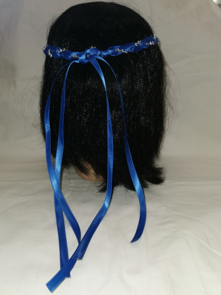 Jungfernband königsblau – Silber