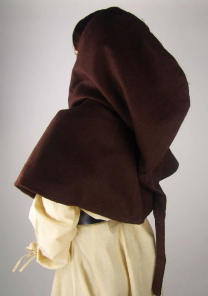 Offene Wollgugel "Anita" - braun