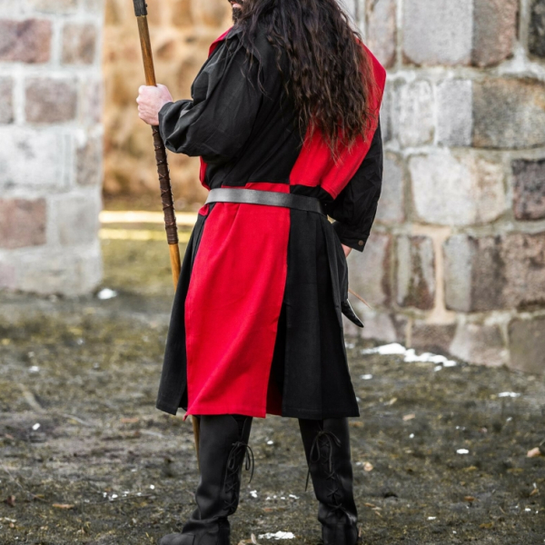 Waffenrock "Schachbrett" - schwarz/rot