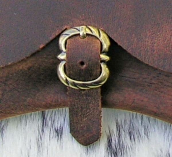 Mittelalterliche Nierentasche - braun