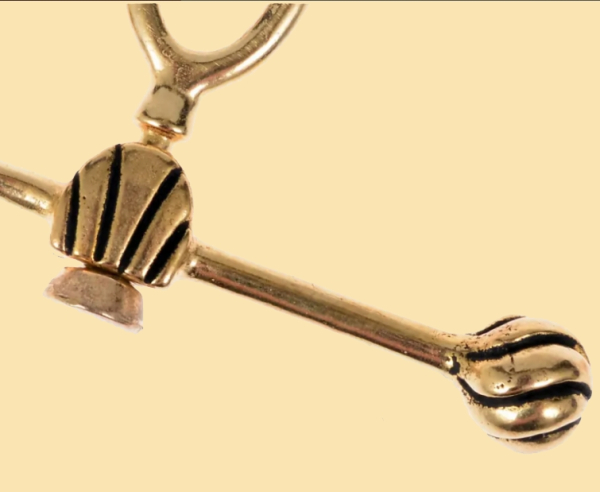 Taschenbügel Almosenbeutel - Bronze