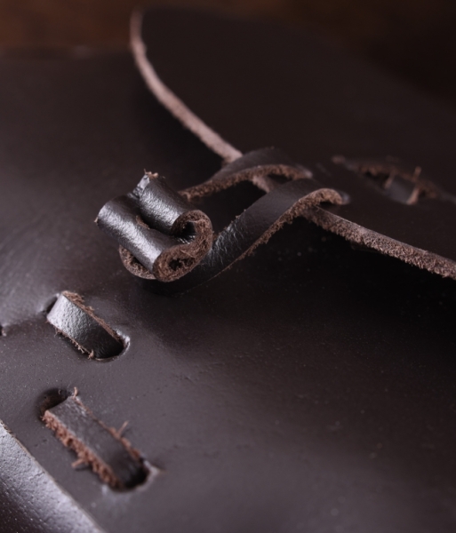 Mittelalter-Ledertasche  - Dunkelbraun