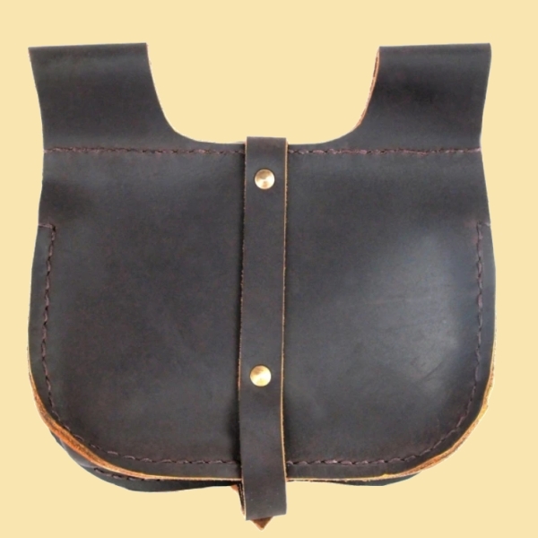 Ledergürteltasche "Udo"  - Dunkelbraun