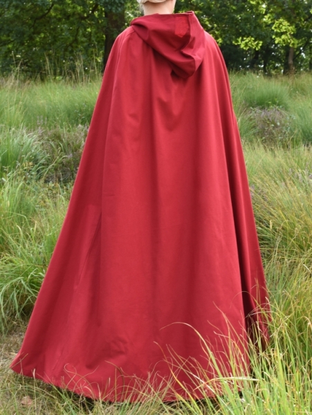 Mittelalter-Umhang Burkhard  -  rot