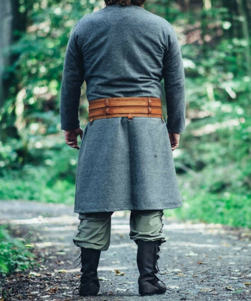 Woll-Klappenrock "Balder"  -  grau