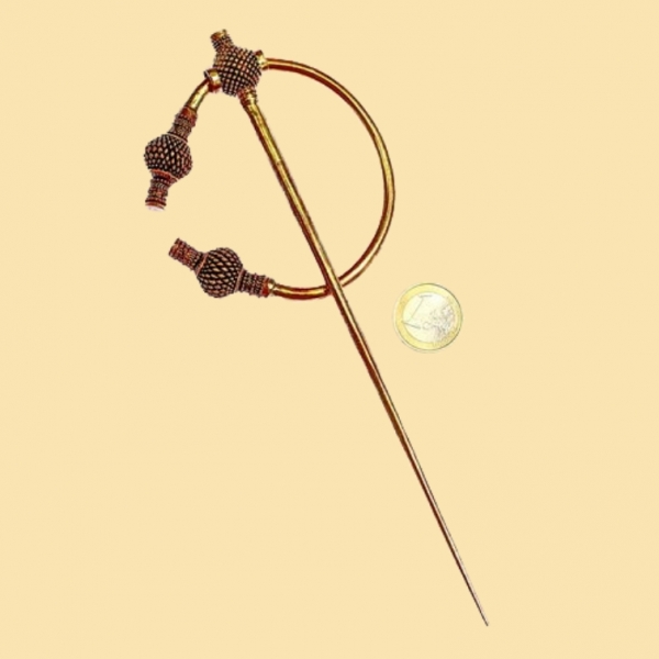 Distelfibel der Wikinger - groß  bronze