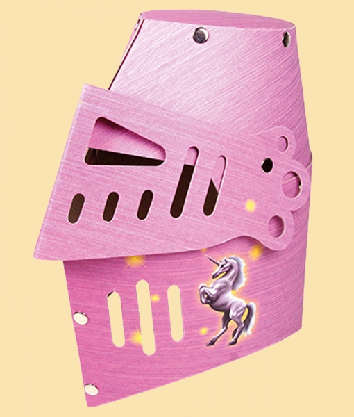 Ritterhelm Einhorn pink