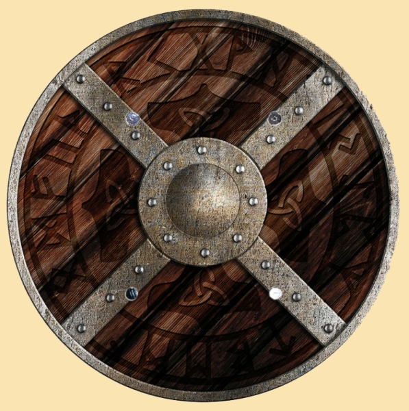 Rundschild Odin