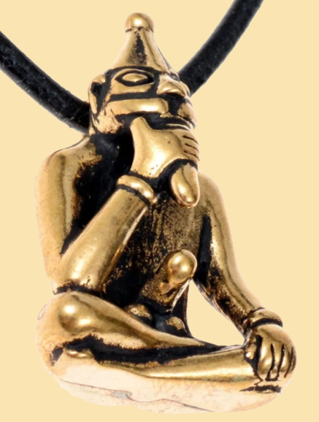 Freyr-Amulett von Rällinge - Bronze