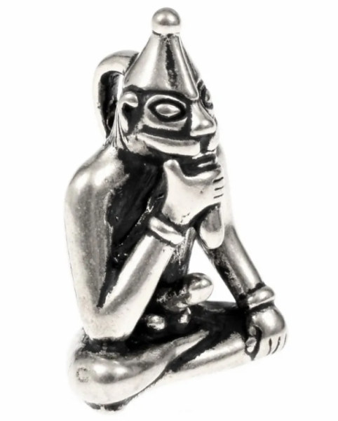 Freyr-Amulett von Rällinge - versilbert